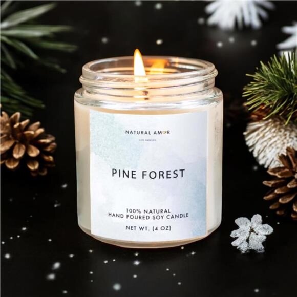 Natural Amor Christmas Spa Gifts for Women and Men,6 pcs Self Care Box - Picture 3 of 7